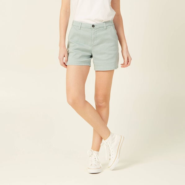 short chino eco responsable vert pastel femme Short chino éco-responsable vert pastel femme