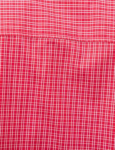 Chemise boyfriend en coton rouge homme