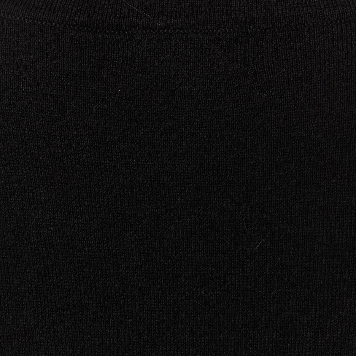 Gilet manches longues boutonné noir femme