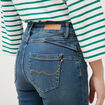 Jeans regular 7/8&egrave;me denim stone femme