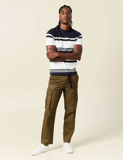 T-shirt éco-responsable ecru homme