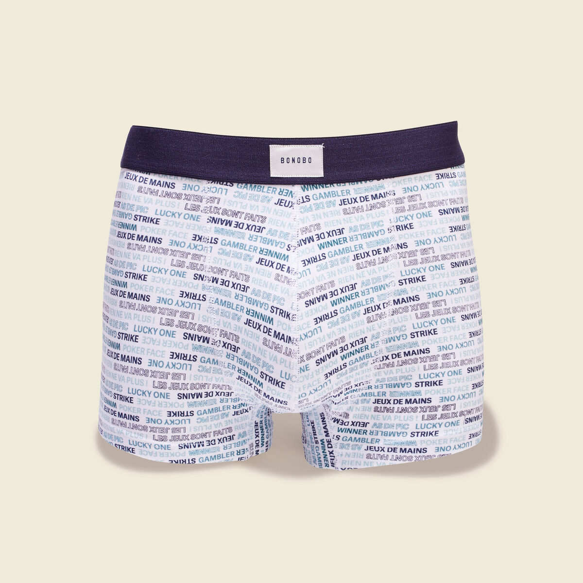Lot 2 boxers bleu foncé homme