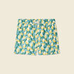 Short de bain bleu gris homme