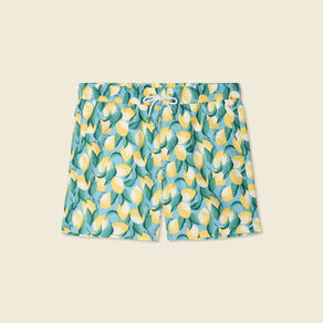 Short de bain bleu gris homme