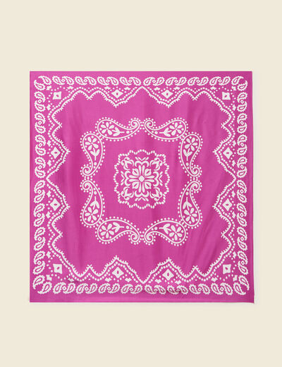 Foulard violet clair femme