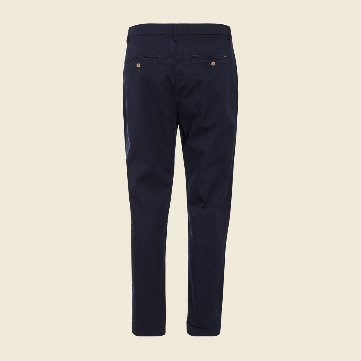 Pantalon chino 7/8&egrave;me bleu marine homme