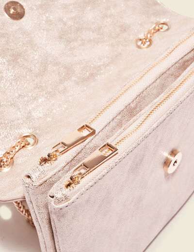 Sac métallisé couleur or femme