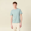 T-shirt éco-responsable bleu gris homme