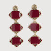 Boucles d'oreilles couleur or femme