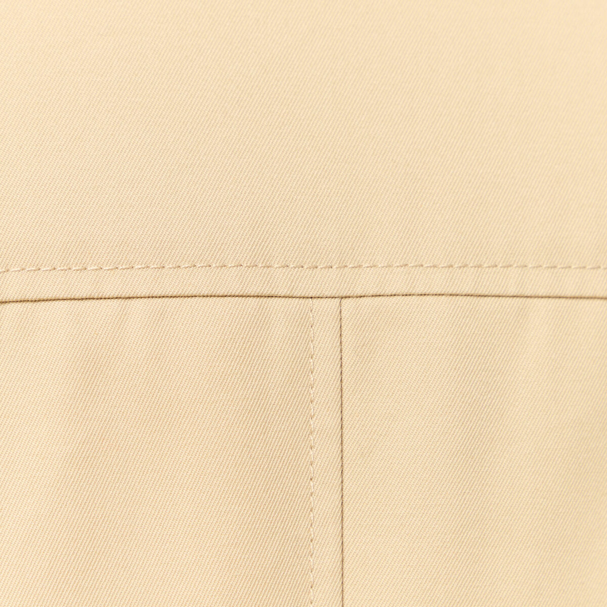 Trench long doublé beige femme