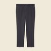 Pantalon slim cigarette gris fonc&eacute; homme