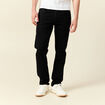 Jeans straight longueur 32 denim noir homme