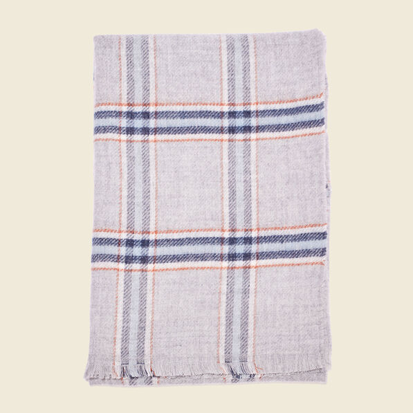 Écharpe gris foncé homme