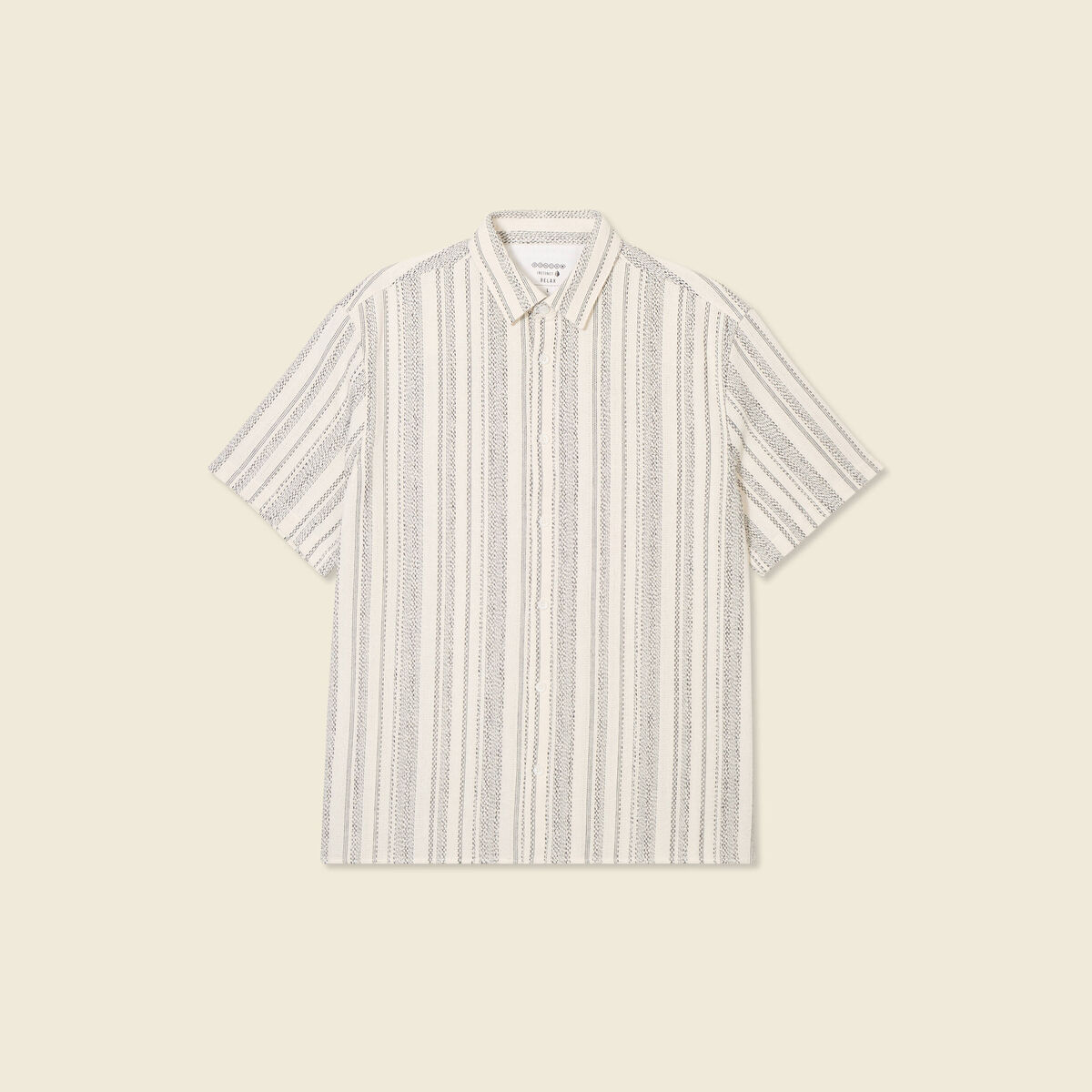 Chemise éco-responsable ecru homme