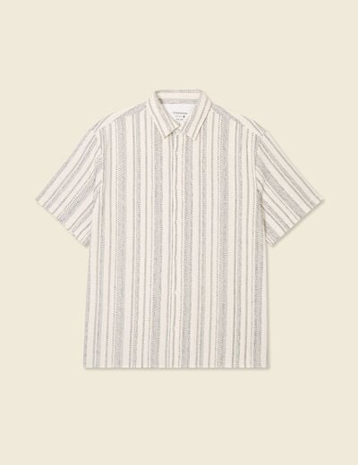 Chemise éco-responsable ecru homme