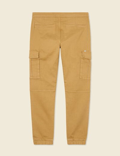 Pantalon battle bas resserré vert kaki homme