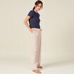 T-shirt manches courtes bleu marine femme