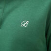 Polo manches longues broderie vert homme