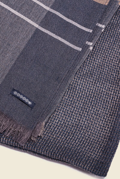 Foulard noir homme