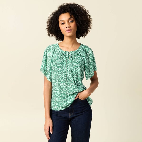 t shirt manches courtes vert femme T-shirt manches courtes vert femme