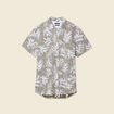Chemise manches courtes vert kaki homme