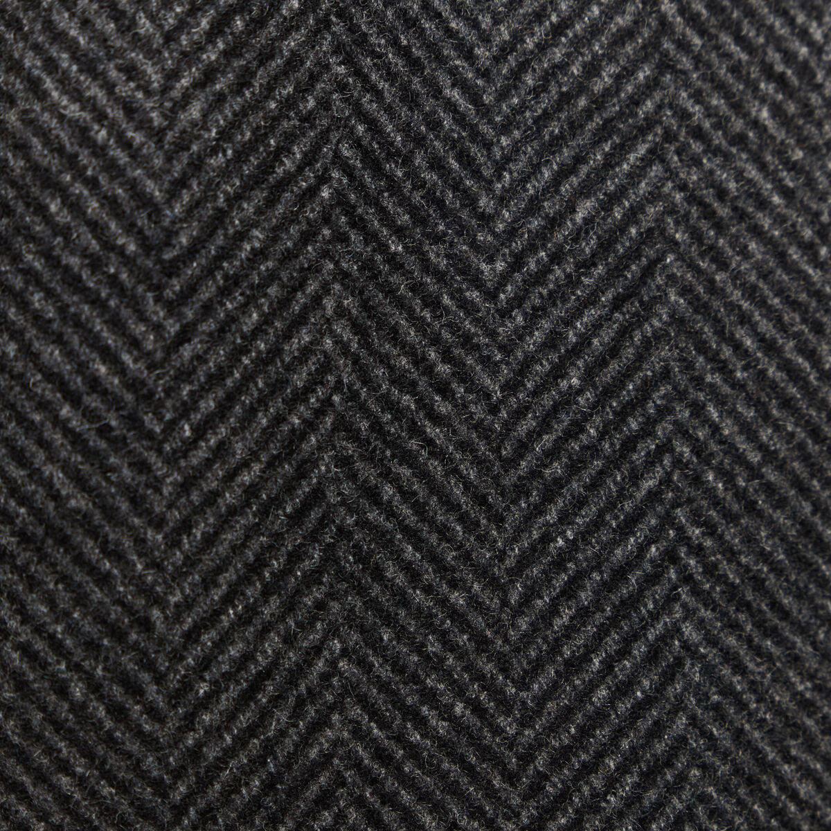 Manteau ajusté boutonné gris foncé homme