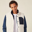 Doudoune réversible bleu marine homme