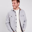 Surchemise éco-responsable gris foncé homme
