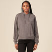 Sweat à capuche gris femme