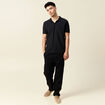 Polo manches courtes noir homme