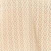 Pull manches courtes ajouré creme femme