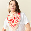 Foulard ecru femme