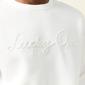 Sweat manches longues ecru homme