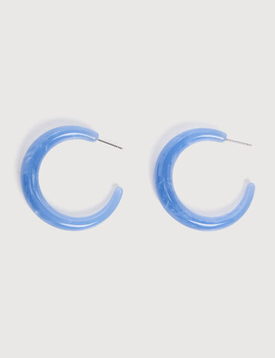 Cr&eacute;oles bleu clair femme
