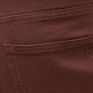 Jeans flare taille haute marron femme