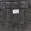 Salopette en jean denim gris femme