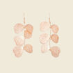 Boucles d'oreilles pendantes couleur or femme