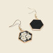 Boucles d'oreilles noir femme