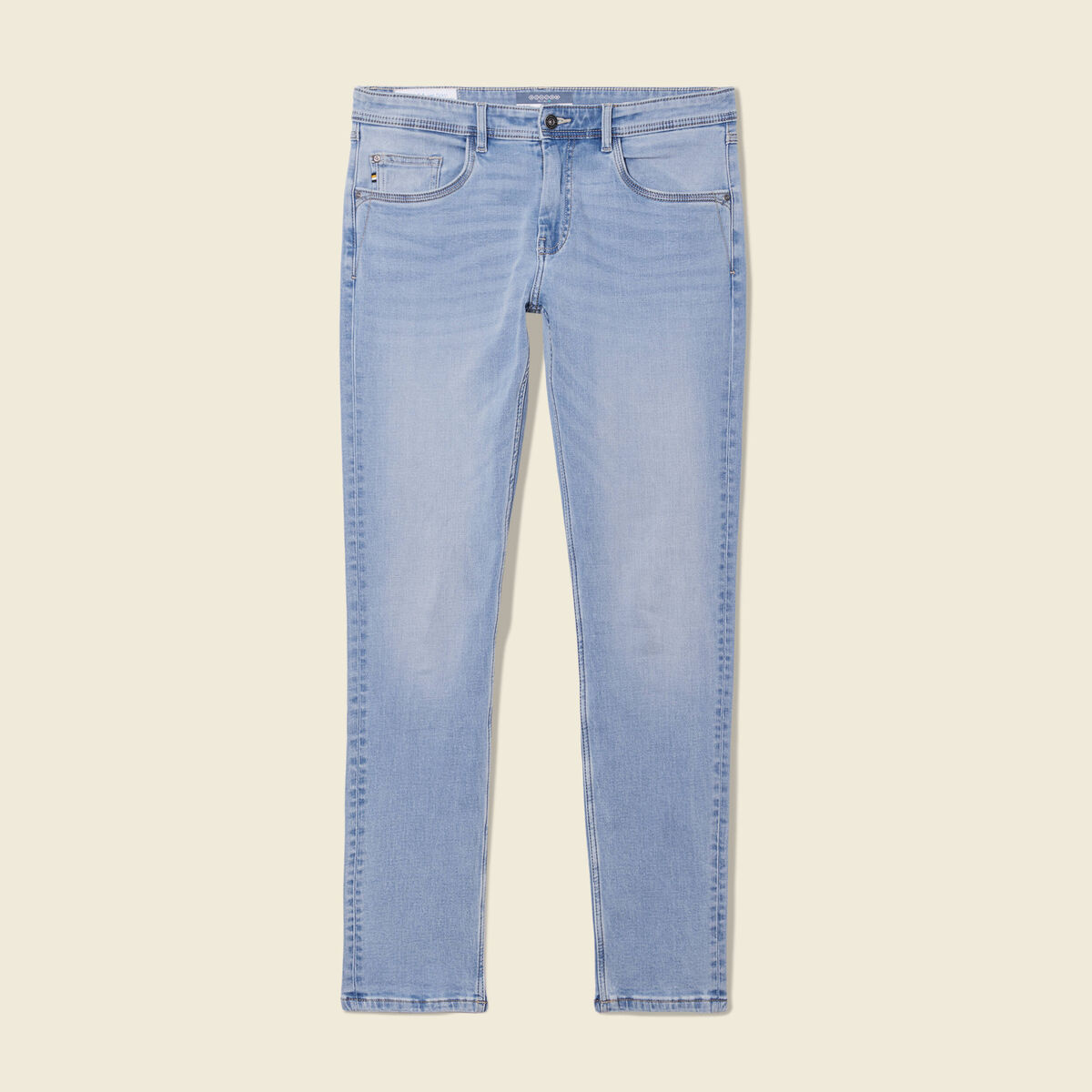 Jeans slim ultra stretch denim bleach homme