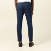 Pantalon jogger élastiqué bleu foncé homme