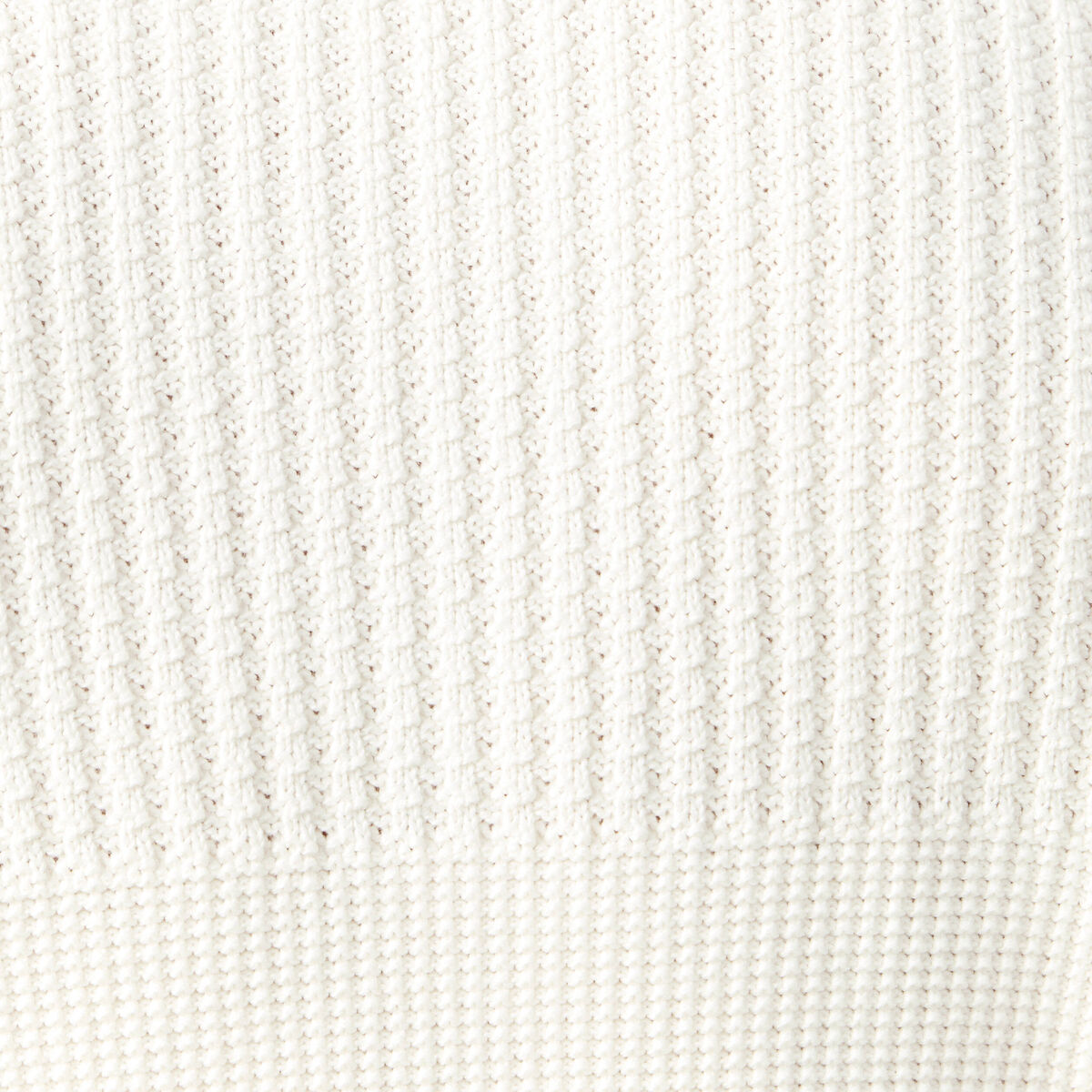 Pull manches longues fabriqué en France ecru homme