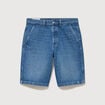 Bermuda en jean coton denim stone homme