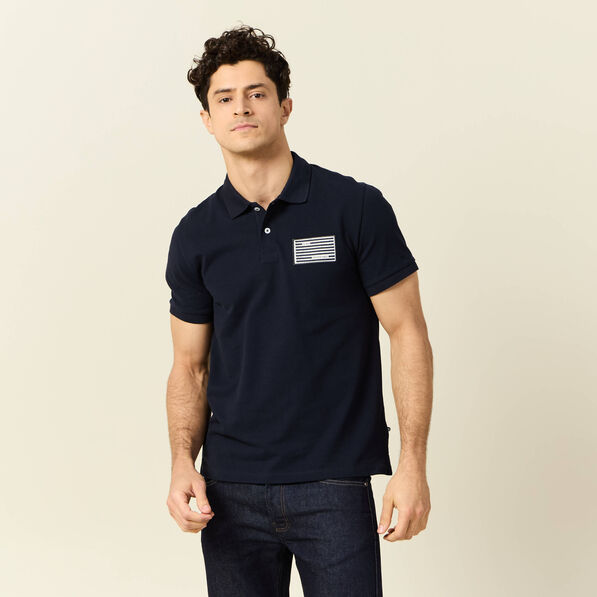 polo manches courtes bleu marine homme Polo manches courtes bleu marine homme