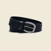 Ceinture embossée noir femme