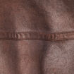 Blouson droit simili cuir taupe homme