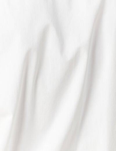 Chemise manches courtes blanc homme