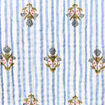 Gilet r&eacute;versible droit sans manches bleu ciel femme