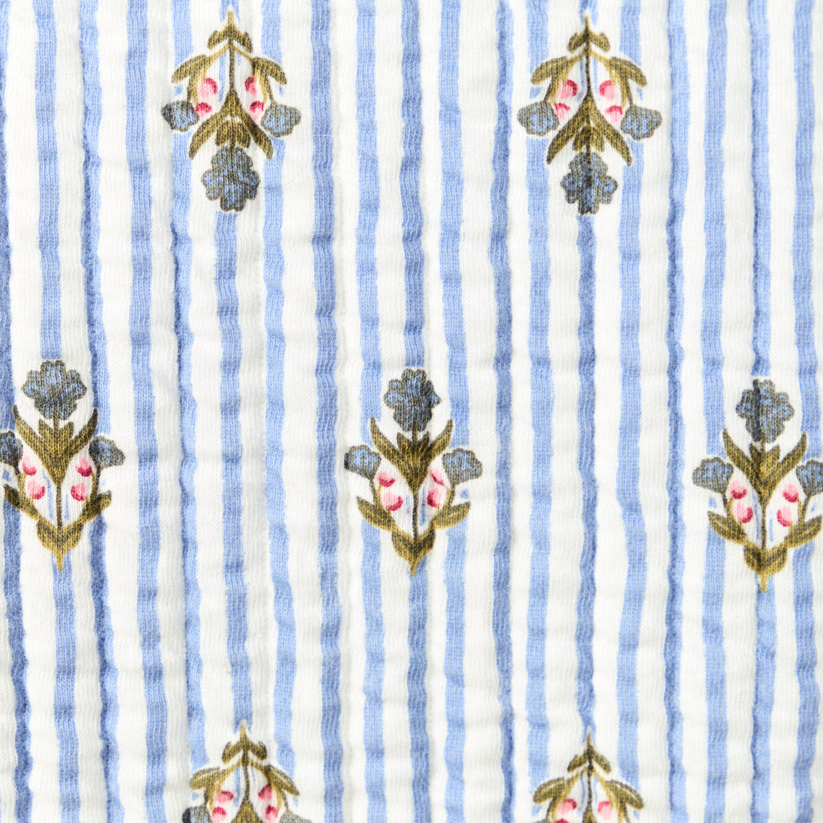 Gilet r&eacute;versible droit sans manches bleu ciel femme