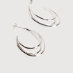 Anneaux couleur argent femme