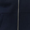 Sweat &agrave; capuche manches longues bleu marine homme